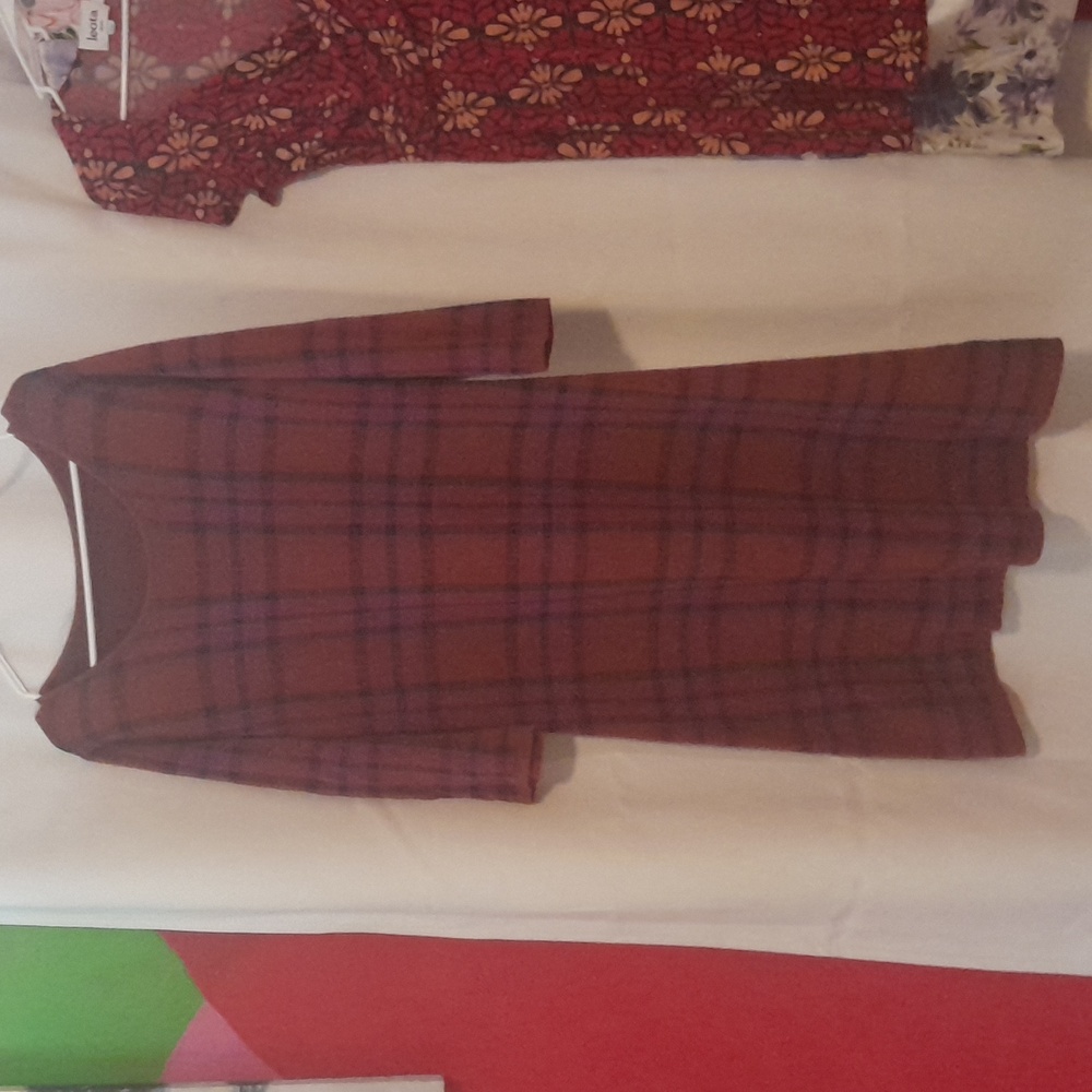 Plaid Sweater Dress